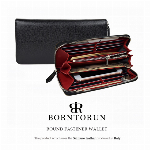 イタリア カーボンレザー コインケース 多機能 L字ファスナー  BTR-IC-..