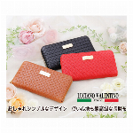 ラウンドファスナー 長財布 サフィアーノ調 ロングウォレット  LUV-1004..