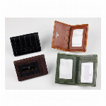 オーストリッチ風型押し二つ折り長財布 ロングウォレット LUV-5001 メンズ..