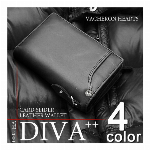 本革使用 ラウンドファスナー式縦型二つ折り財布 VH-1000 メンズ財布