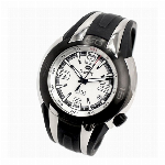 レザーベルトのシンプルシースルーウォッチ フルスケルトンゴールドケース ユニセッ..