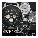 自動巻き腕時計 ATW035 トノーケース 日付カレンダー 日付表示 機械式腕時..