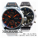 自動巻き腕時計 ATW025 重厚なビッグケース スケルトン シンプル  機械式..