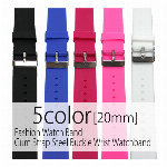 ビッグケースに無反射コーティングのブルーガラス フェイククロノグラフ ラバーベル..