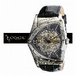 正規品COGU自動巻き腕時計 コグ 3SKU-BKW メンズ腕時計