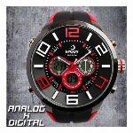 アナデジ デジアナ HPFS1508-BKPG アナログ&デジタル 防水 ダイバ..