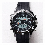 アナデジ HPFS1702-BKBK1 アナログ&デジタル クロノグラフ 防水 ..