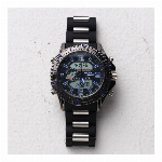 アナデジ HPFS1702-BKBK2 アナログ&デジタル クロノグラフ 防水 ..