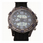 アナデジ HPFS1702-BKBL1 アナログ&デジタル クロノグラフ 防水 ..