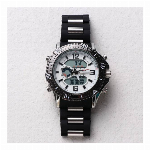 アナデジ HPFS1702-PGBK2 アナログ&デジタル クロノグラフ 防水 ..