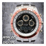 アナデジ デジアナ HPFS584-BKBK アナログ&デジタル 防水 ダイバー..