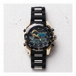 アナデジ HPFS615-SVWH アナログ&デジタル クロノグラフ 防水 ダイ..