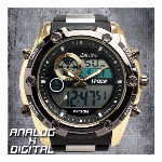 アナデジ デジアナ HPFS618A-BKPG アナログ&デジタル 防水 ダイバ..