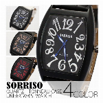 正規品SORRISOソリッソ ビッグケース 日付カレンダー フェイクダイヤル S..