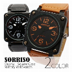 正規品SORRISOソリッソ 角型ビッグケースにつや消しマット加工のミリタリーデ..