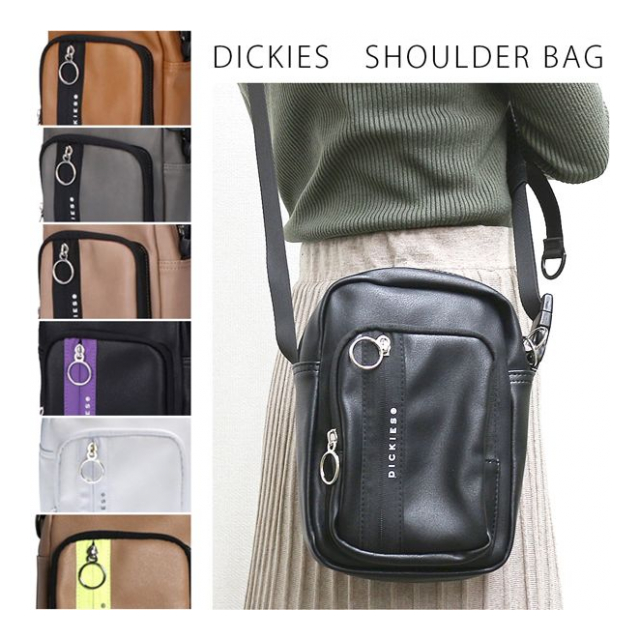 Dickies ディッキーズ ミニショルダーバッグ 縦型 ショルダーバッグ ポーチ 合皮 14505000