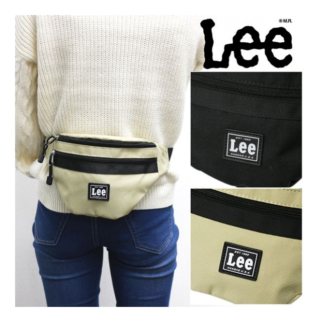 リー Lee ウエストバッグ ウエストポーチ ボディバッグ ボディポーチ ショルダーバッグ ポリ 0425615