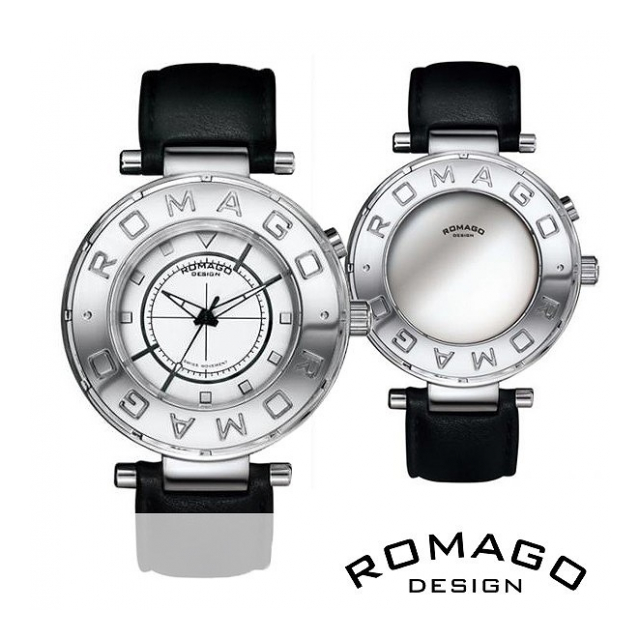 正規品 ROMAGO DESIGN腕時計 ロマゴデザイン RM002-0055ST-SV フロー Flow メンズ腕時計