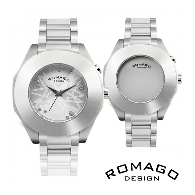 正規品 ROMAGO DESIGN腕時計 ロマゴデザイン RM003-1514SS-SV ハーモニー Harmony メンズ腕時計