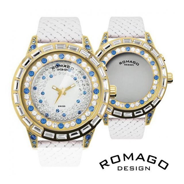正規品 ROMAGO DESIGN腕時計 ロマゴデザイン RM006-1477GD-BU ダズル Dazzle メンズ腕時計