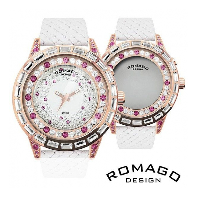 正規品 ROMAGO DESIGN腕時計 ロマゴデザイン RM006-1477RG-PK ダズル Dazzle メンズ腕時計