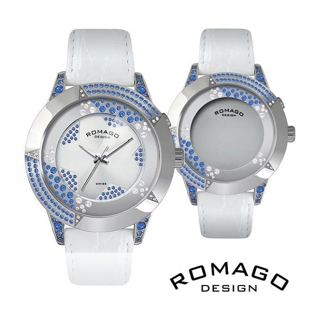 正規品 ROMAGO DESIGN腕時計 ロマゴデザイン RM011-1476SV-BU スターレット Starlet レディース腕時計