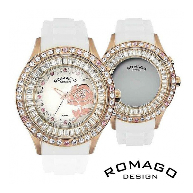 正規品 ROMAGO DESIGN腕時計 ロマゴデザイン RM014-0171PL-RG ブロッサム Blossom レディース腕時計