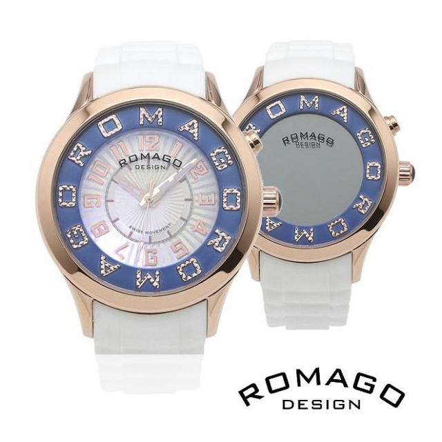 正規品 ROMAGO DESIGN腕時計 ロマゴデザイン RM067-0162PL-RGBU アトラクション レディース腕時計