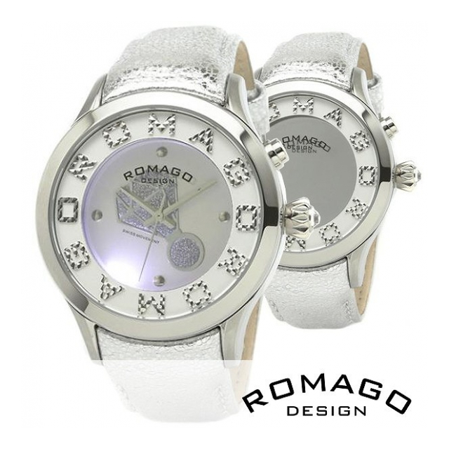 正規品 ROMAGO DESIGN腕時計 ロマゴデザイン RM067-0483ST-SV アトラクション Attraction レディース腕時計