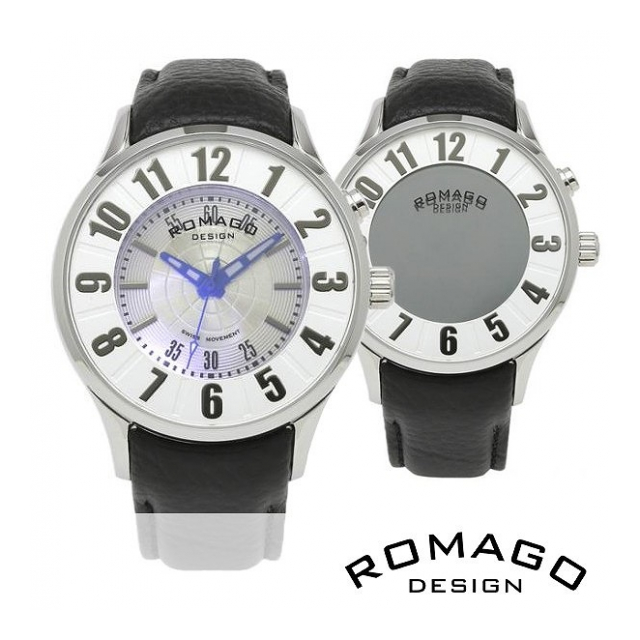 正規品 ROMAGO DESIGN腕時計 ロマゴデザイン RM068-0053ST-SV ヌメレーション レディース腕時計