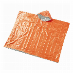 静音アルミ寝袋（オレンジ）