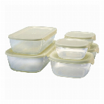 耐熱ガラス製保存容器丸　３個セット