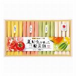 夏野菜を使った三輪素麺