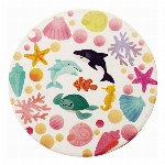 珪藻土コースター丸（茶）