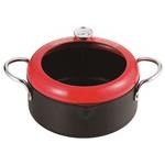 プチクック　ミニ揚げ鍋14cm　ピンクPC-16WP