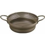 からり亭　温度計付天ぷら鍋20cmKRR-T2-W