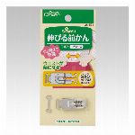 《クロバー》　薄型ホック　シルバー・黒 　　バネ機構付き 26-529 26-5..