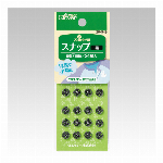 《クロバー》　スナップ◆シルバー　【日本製】