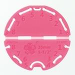 【手作り】 つまみ細工プレート 丸つまみ