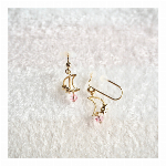 こども用イヤリング　キッズピナチョコ　ワイヤースター