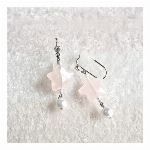 こども用イヤリング　キッズピナチョコ　 揺れシャイニースターシルバー