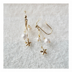 こども用イヤリング　キッズピナチョコ　ぷっくりスター