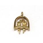 【日本製】コットンパール　通し穴　16mm　100個入