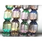 【日本製】ヴィンテージアクリル　カボション　琥珀カラー　ひし形