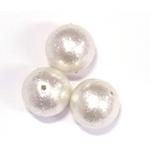 【日本製】コットンパール　片穴　14mm　100個入