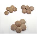 【新色】【日本製】16mm　コットンパールヴィトライユカラー　通し穴　13個入/..