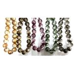 【日本製】キャストチャーム　葉（上下カン付）