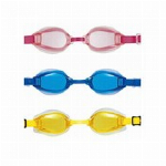 ジュニア用　ミラーゴーグル スイミングゴーグル　ヒーロー 6から12歳 目の保護