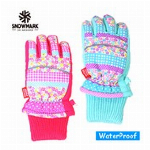 スキーグローブ ミトンタイプ キッズ スノーボードグローブ スキー手袋 子供 8..