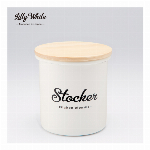 Lilly White・ホーローキューブストッカー・S「Stocker」・LW-..